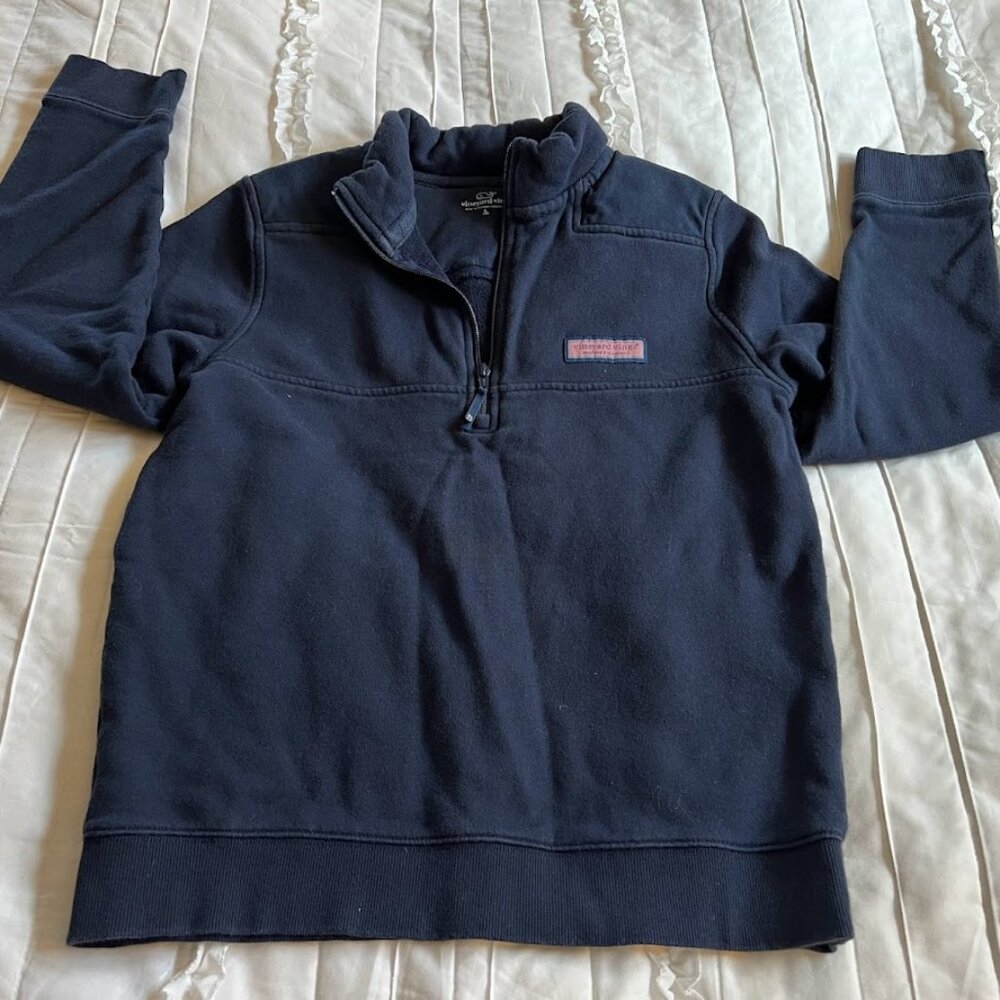 Vineyard Vines Kids' Navy Shep Shirt Pullover szL (16)